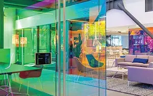 Decorative Glass Film | VisuFlare Large Format Printing Services | McKinney TX