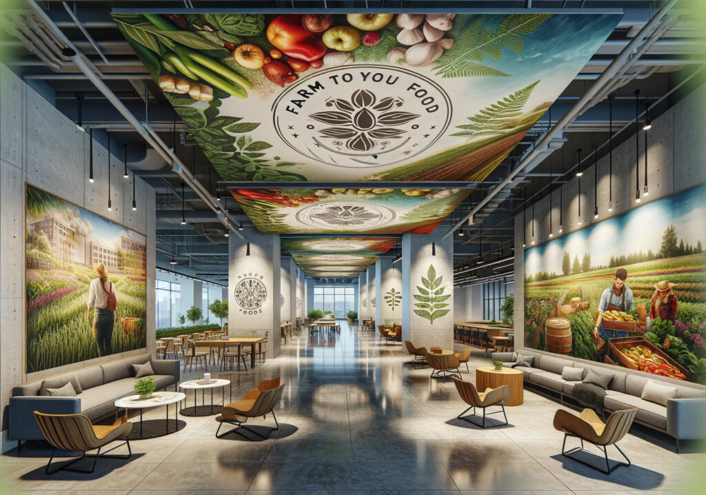 Ceiling Murals | VisuFlare Large Format Printing - McKinney TX